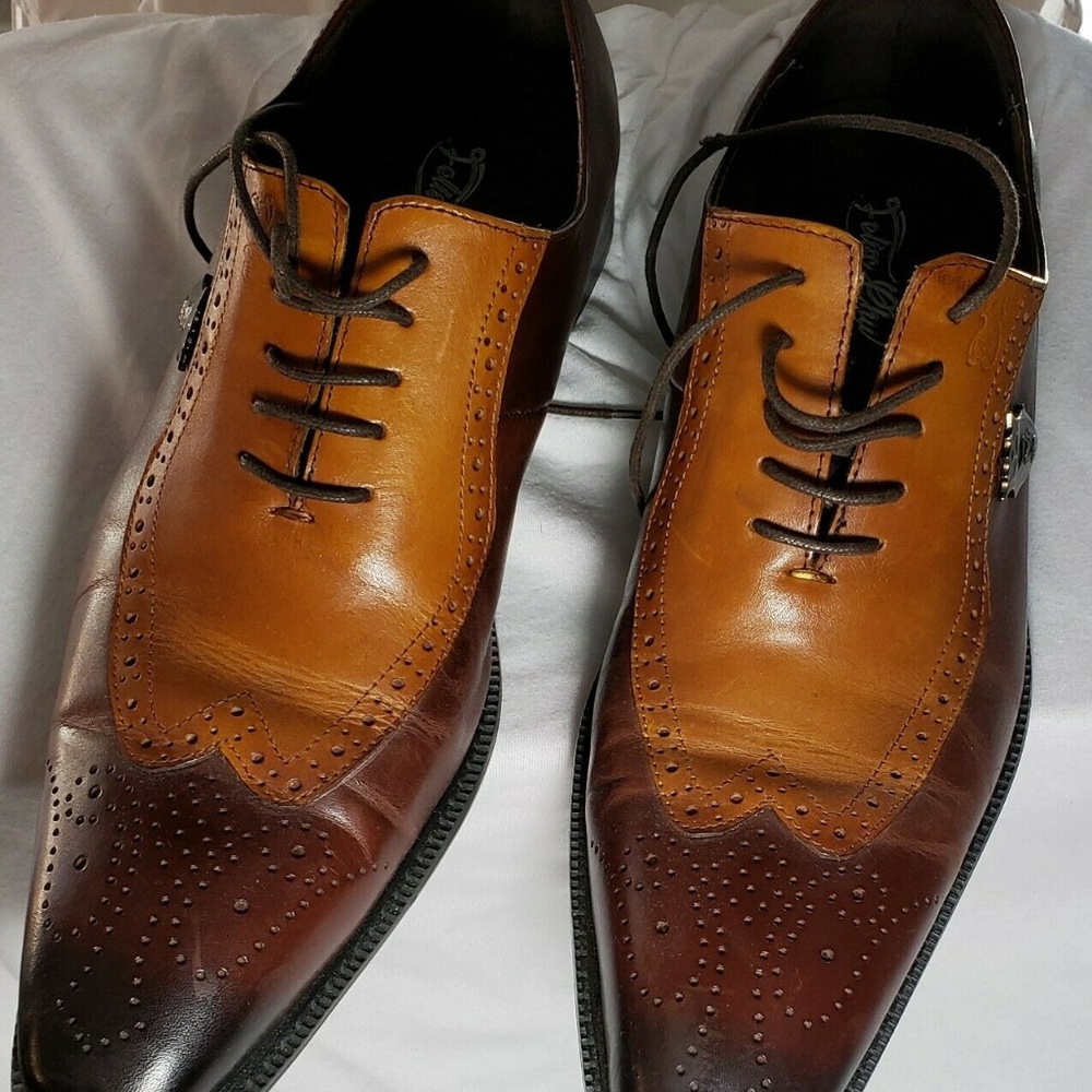 Felix Chu Oxfords Lace Up Wingtip Size 11.5